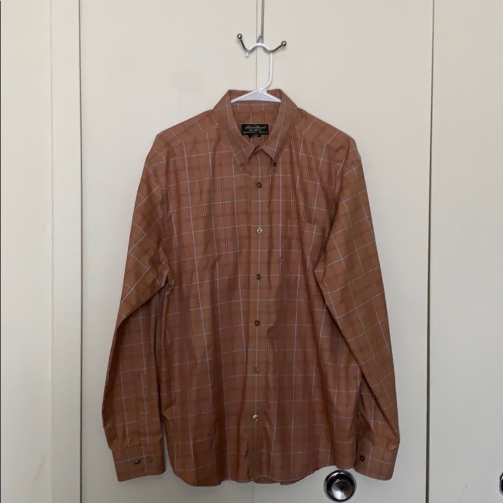 Eddie Bauer Dress Shirt Pre Owned Large